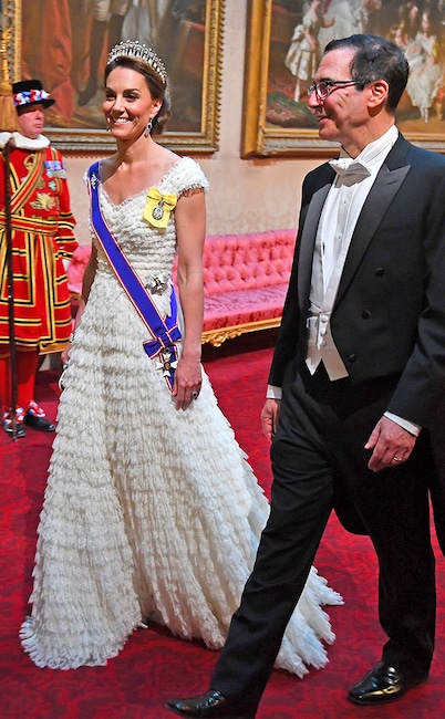Kate Middleton, State Banquet at Buckingham Palace